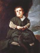 Diego Velazquez Portrait du nain Francisco Lezcano (el Nino de Vallecas) (df02) USA oil painting reproduction